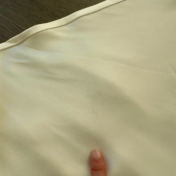 Reformation ESMEE White Ivory Silk Maxi Dress Wedding Long Sleeve with Tags - 2 - Picture 8 of 13